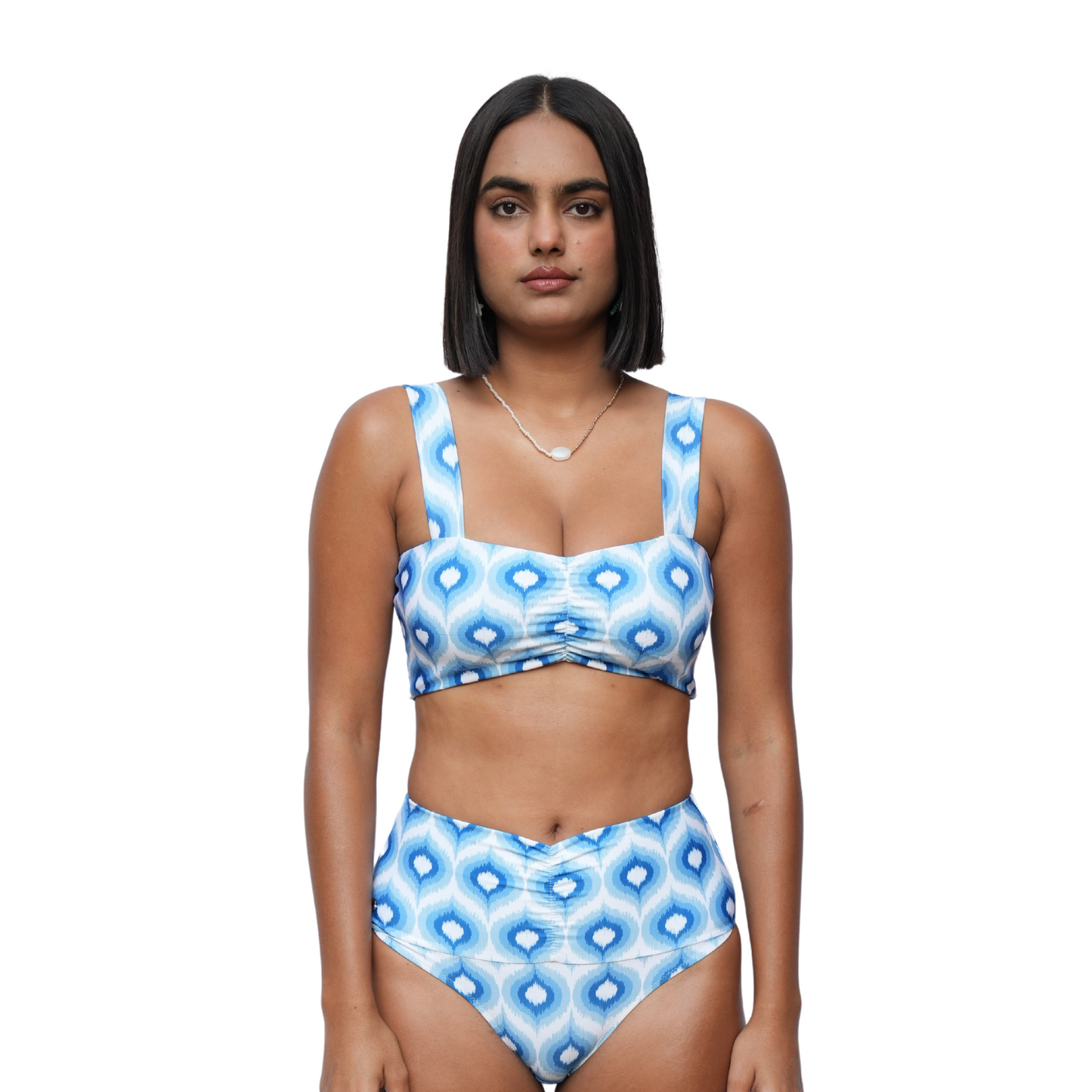 Bikini Crop Top With Gathers