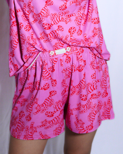 Super Soft Print Shortie Sleep Set