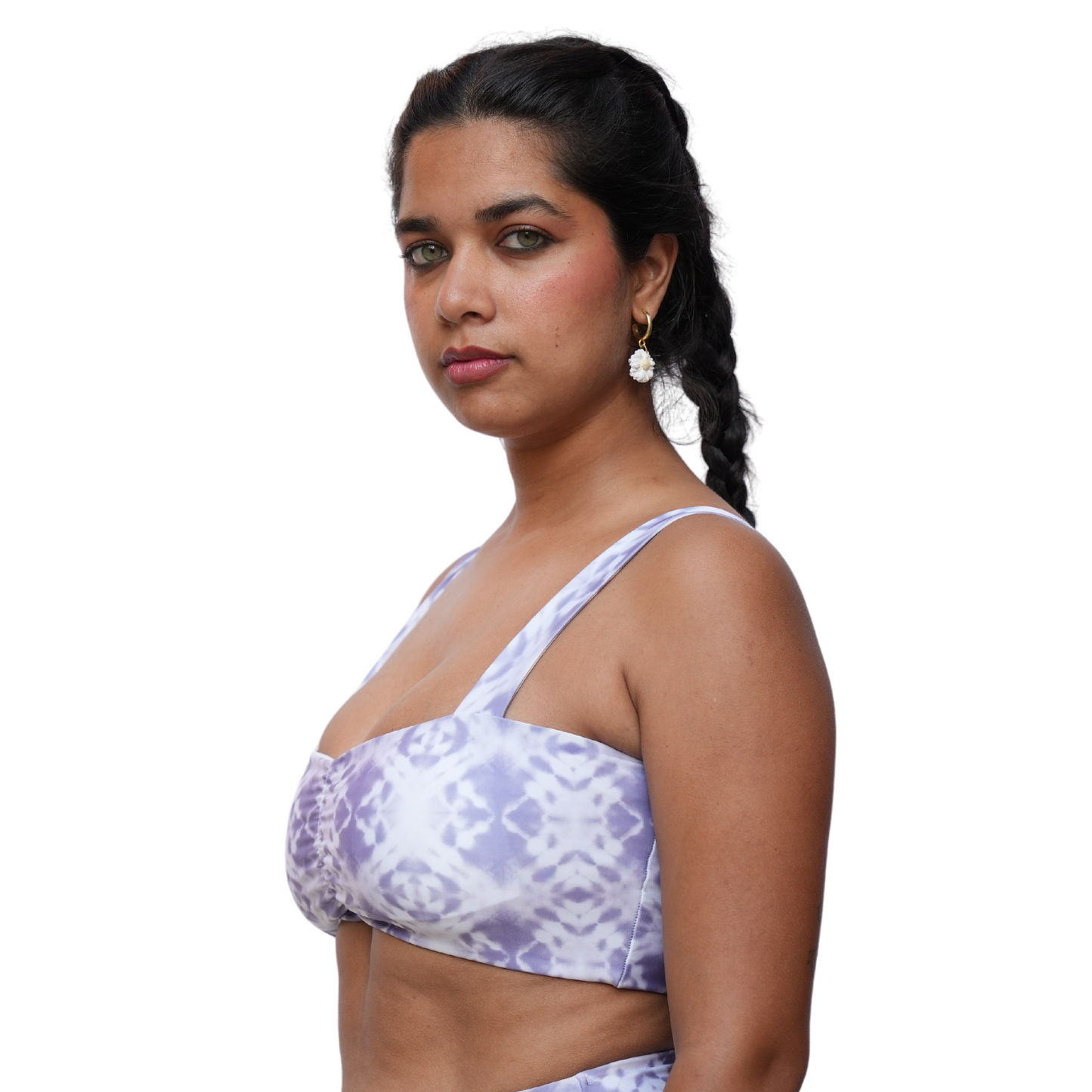 Bikini Crop Top With Gathers