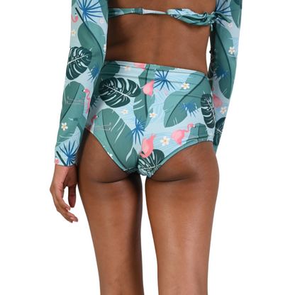 Printed Swim Highwaist Bikini Bottom