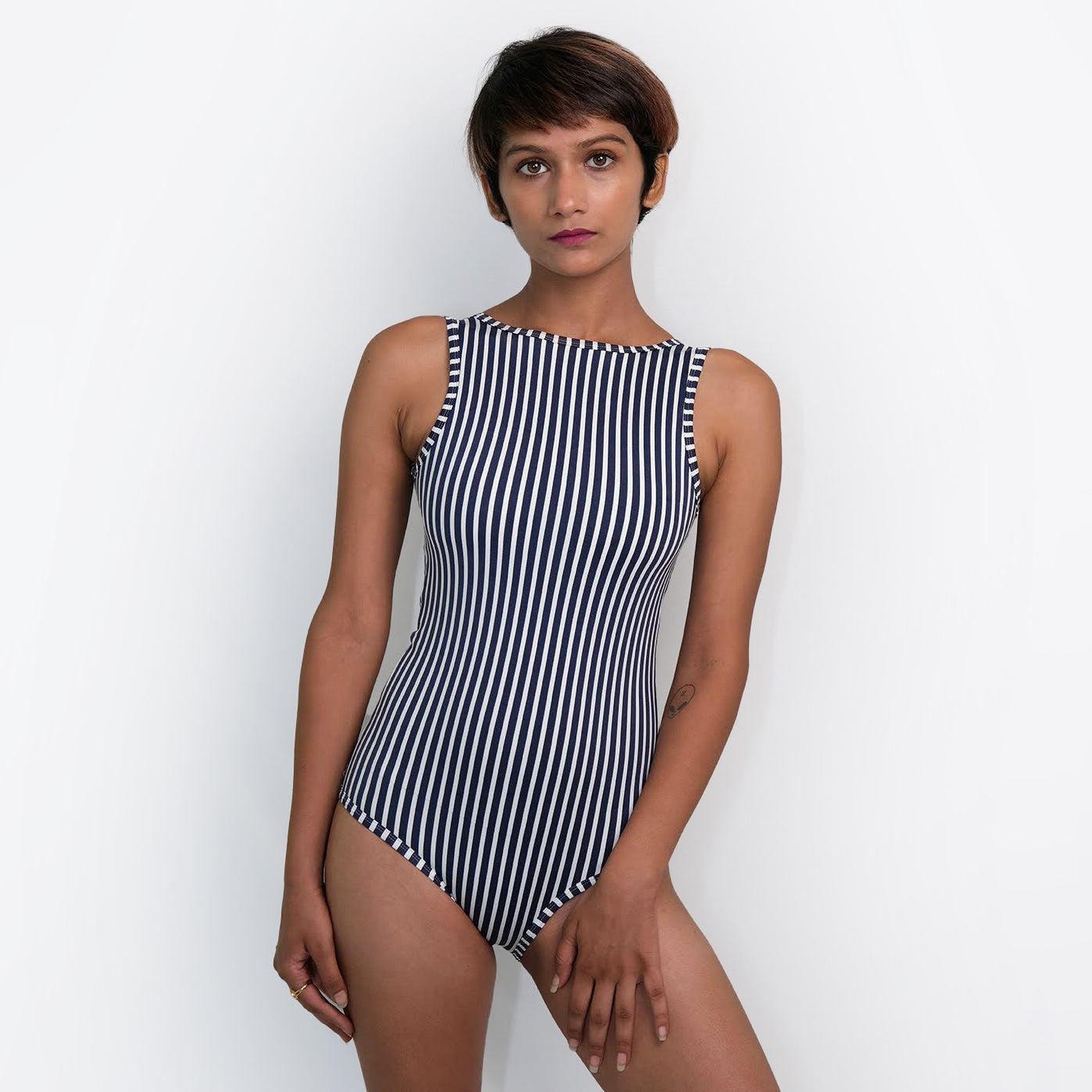 Swim High Neck Monokini